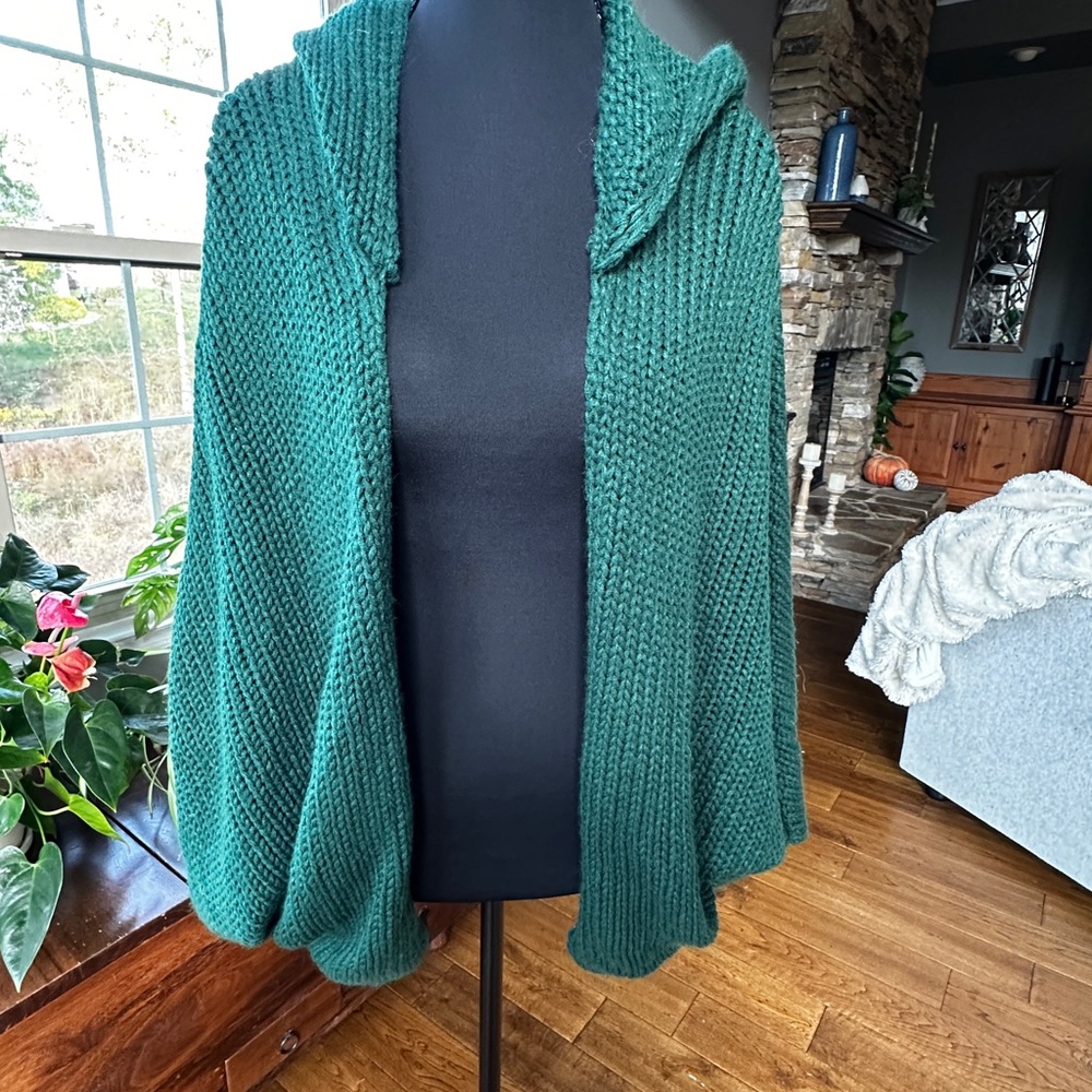 Cozy Green Knit Sweater